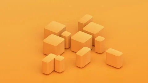 Abstract 3D Animation of Geometric Background Stock Footage 250521506