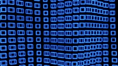 Abstract 3D animation geometric graphic background Stock Footage 146900933