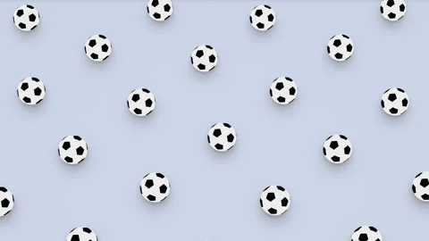 Abstract 3d animation of grid of black and white ball shapes in isometric view Stock Footage 240531937