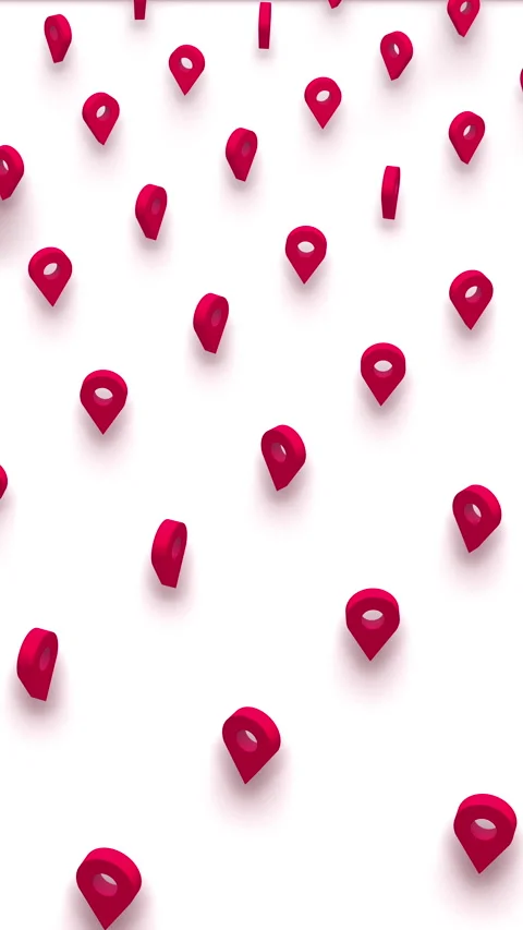 Abstract 3d animation of grid of geo points shapes in isometric view. 스톡 동영상 330188623