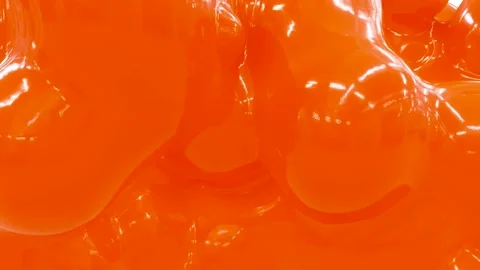 Abstract 3D animation with liquid balls - loop Видео 161300620