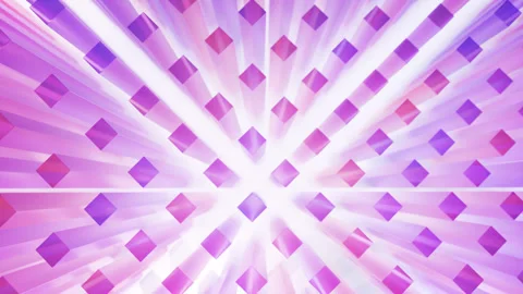 Abstract 3d animation, looped background. geometric cubes, blocks, glossy, glass Stock Footage 271400105