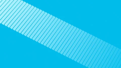 Abstract 3D animation of a rotating blue and white stair Stock Footage 325686673