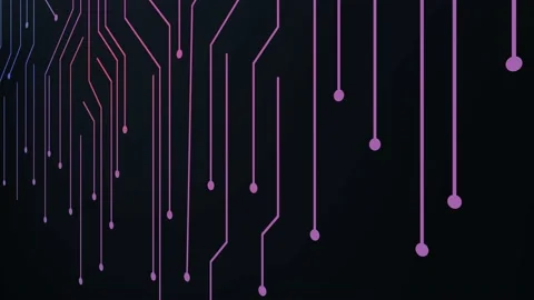 Abstract 3D Animation of Tech Background Stock Footage 170400435