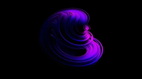 Abstract 3D Animation of a Twisted Shape Vidéo 99881329