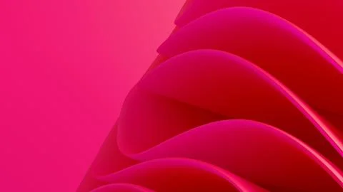 Abstract 3d backdrop featuring flowing circular fabric waves with elegant sat Stock Illustration