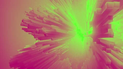 Abstract 3D background animation with light - loop Vidéo 169939318