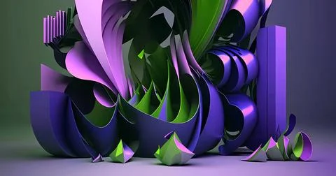 Abstract 3d background for art design Stock Illustration