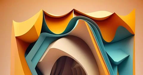 Abstract 3d background for art design Illustrazione stock