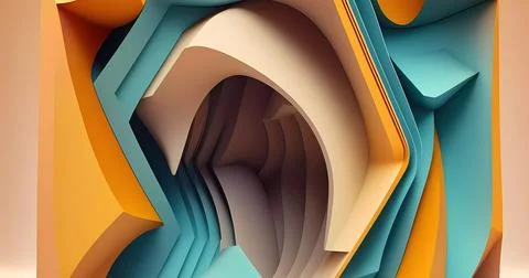 Abstract 3d background for art design Stock Illustration