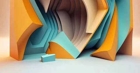 Abstract 3d background for art design Stock Illustration