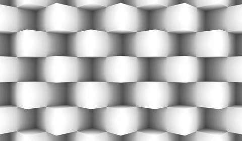 Abstract 3d background consisting of cubes.3d render. Illustrazione stock