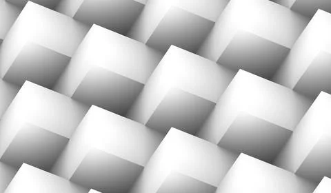 Abstract 3d background consisting of cubes.3d render Illustrazione stock