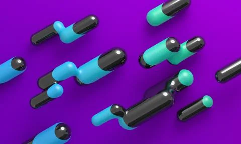 Abstract 3D Background Design Illustrazione stock