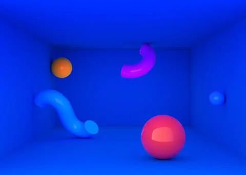 Abstract 3D Background Design Stock Illustration