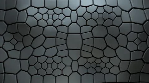 Abstract 3d background with extruded polygons. Illustrazione stock
