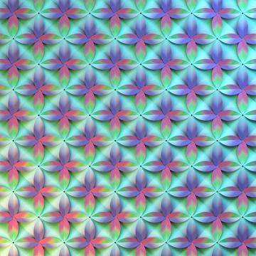 Abstract 3D background featuring a geometric pattern of overlapping circles 스톡 일러스트