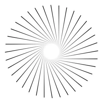 Abstract 3D background with geometric figure. Goes deep line. Stylized mandala Stock-Illustration