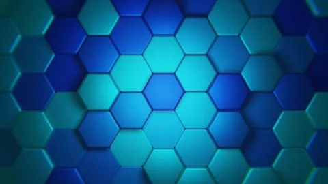 Abstract 3D background hi-tech synthwave videogame landscape illustration Stock Illustration