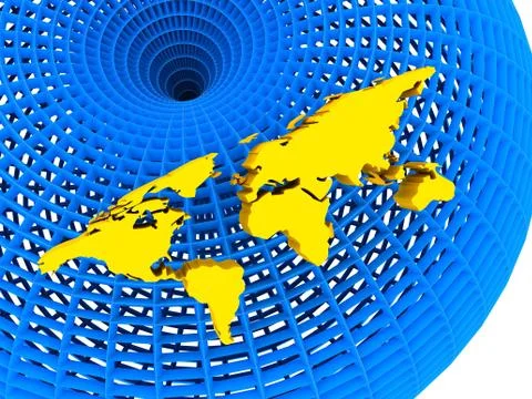 Abstract 3d background Stock Illustration