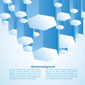 Abstract 3d background Stock-Illustration