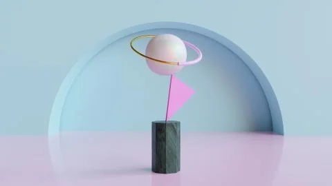 Abstract 3d background Stock Illustration