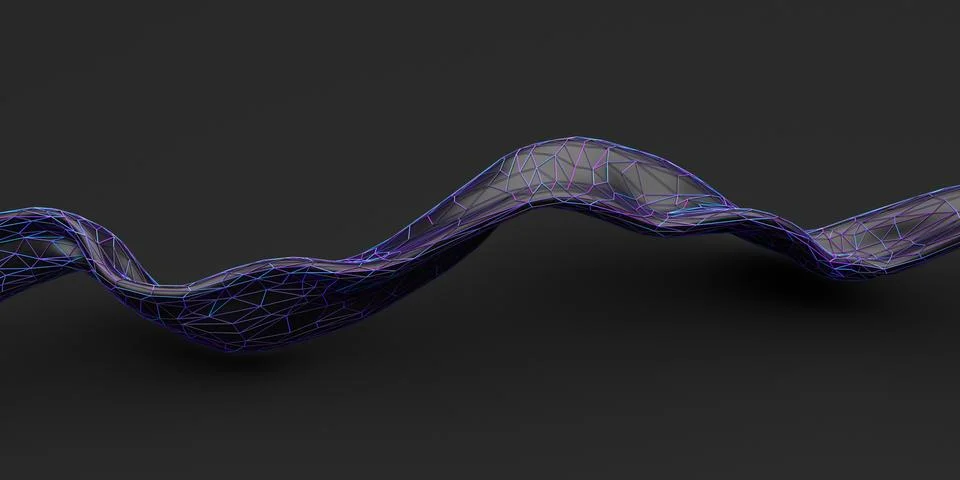 Abstract 3D Background Stock Illustration