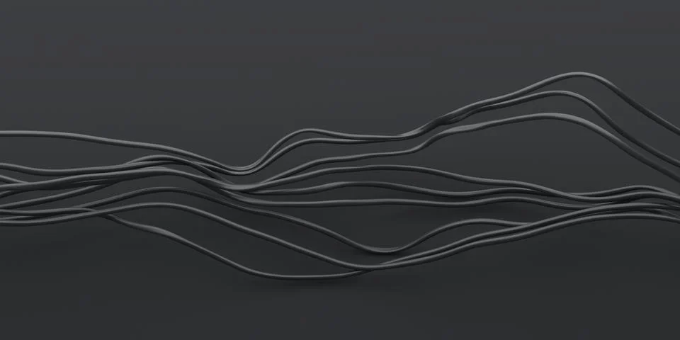 Abstract 3D Background Stock Illustration