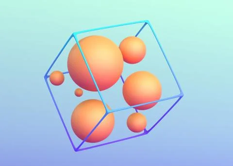 Abstract 3D Background Illustrazione stock