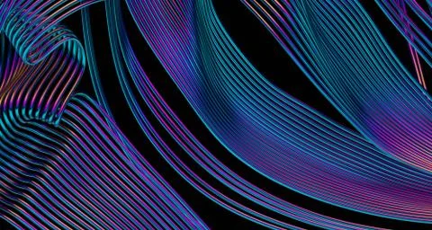 Abstract 3D Background Stock Illustration