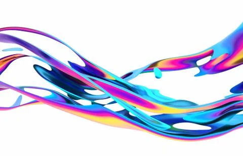 Abstract 3D Background Stock Illustration