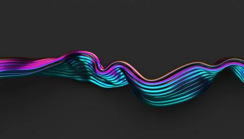 Abstract 3D Background Stock Illustration