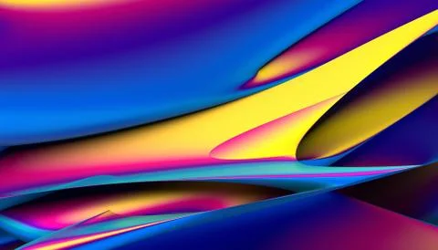 Abstract 3D Background Stock Illustration