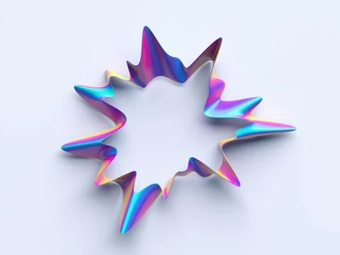 Abstract 3D Background Stock Illustration