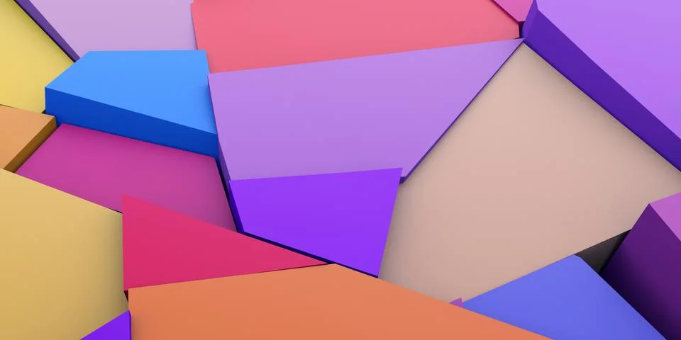 Abstract 3D Background Stock-Illustration