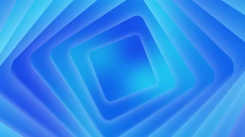 Abstract 3d background light blue color line geometric rectangular wallpaper, Video stock 300459953