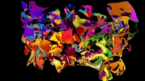 Abstract 3D background with moving colors and  images. 스톡 동영상 88591212