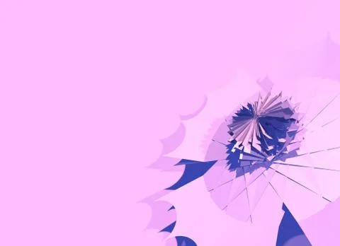 Abstract 3D background with polygons structure, chaotic and sharp Stock Illustration