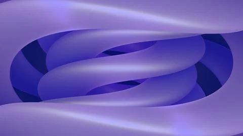 Abstract 3d background with a purple smooth spiral loop structure. イラスト素材