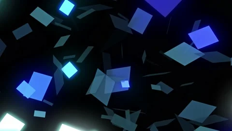Abstract 3D background rendering of geometric pyramid shapes. Computer generated Stock-Footage 147192574