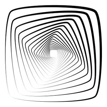 Abstract 3D background with simple geometric figure. Rotated stylized square イラスト素材