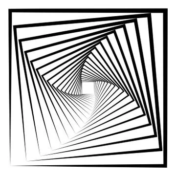 Abstract 3D background with simple geometric figure. Rotated stylized square Stock-Illustration