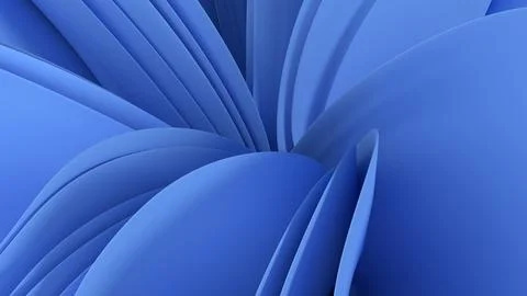 An abstract 3D background with smooth curves creates a sense of depth and m.. Illustrazione stock