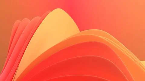 An abstract 3D background with smooth curves creates a sense of depth and m.. Stock Illustration