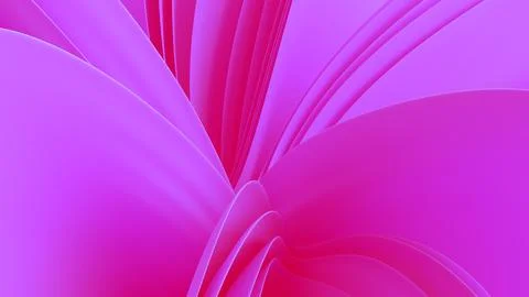 An abstract 3D background with smooth curves creates a sense of depth and mov Illustrazione stock