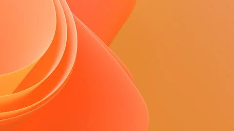 An abstract 3D background with smooth curves creates a sense of depth and m.. Illustrazione stock