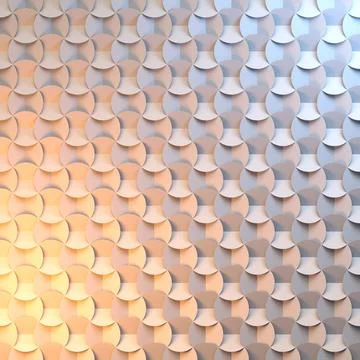 An abstract 3D background with a texture of round elements Stock Illustration