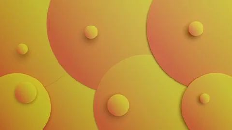 An abstract 3D background with three-dimensional balls creates a modern visua Stock Illustration