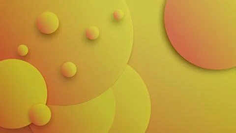 An abstract 3D background with three-dimensional balls creates a modern visua Illustrazione stock