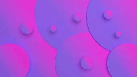 An abstract 3D background with three-dimensional balls creates a modern visua Stock Illustration